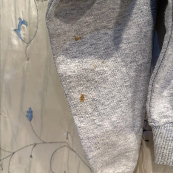 H&M Light Gray Women's Sweater with Yellow Embroidery - Picture 2 of 8